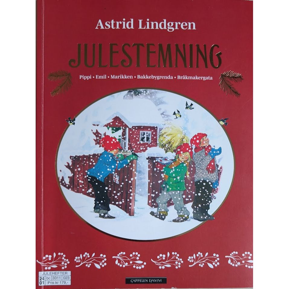 Brukte barnebøker av Astrid Lindgren: Julestemning. Bruktbokhandel