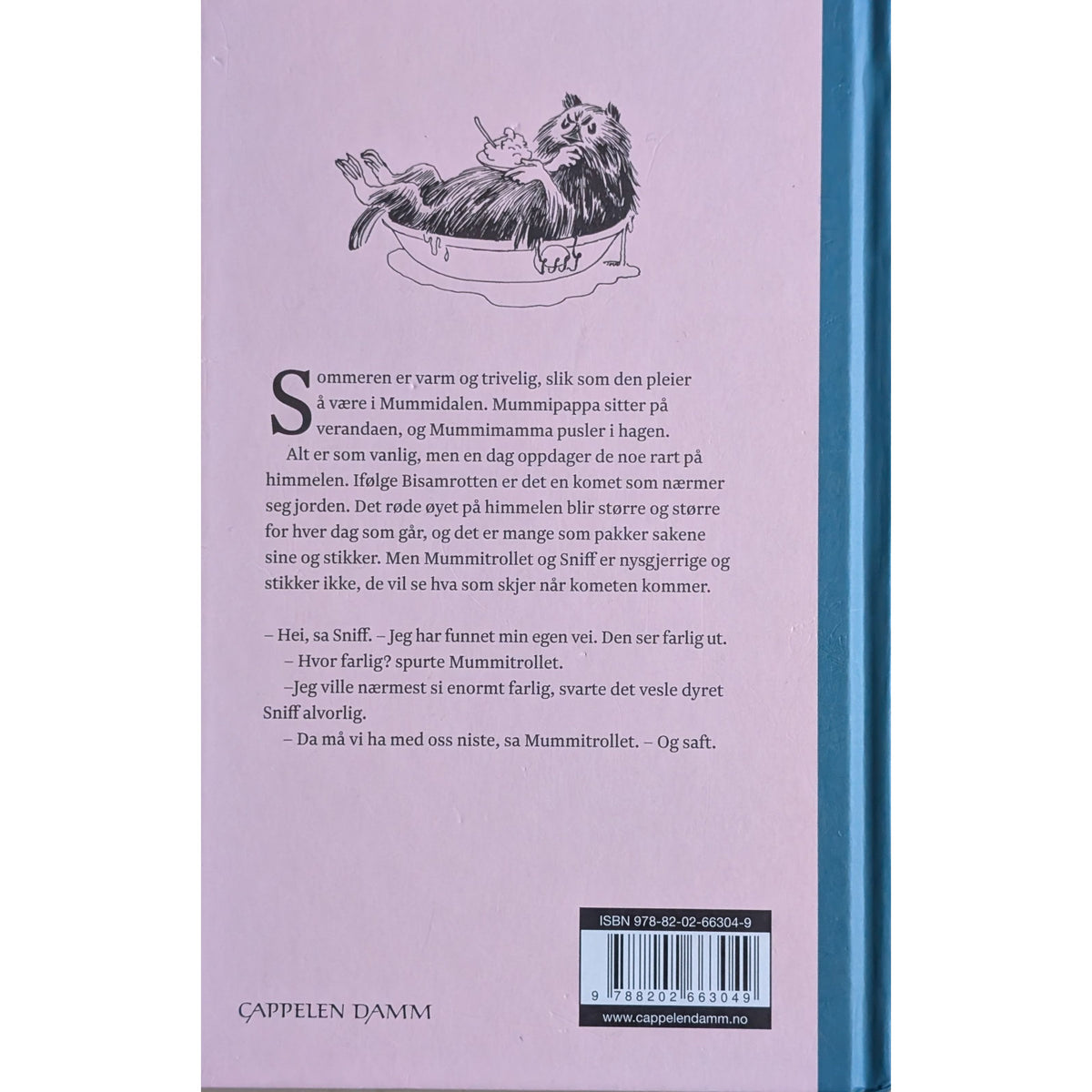 Kometen kommer. Brukte bøker av Tove Jansson. Inventaret bruktbokhandel