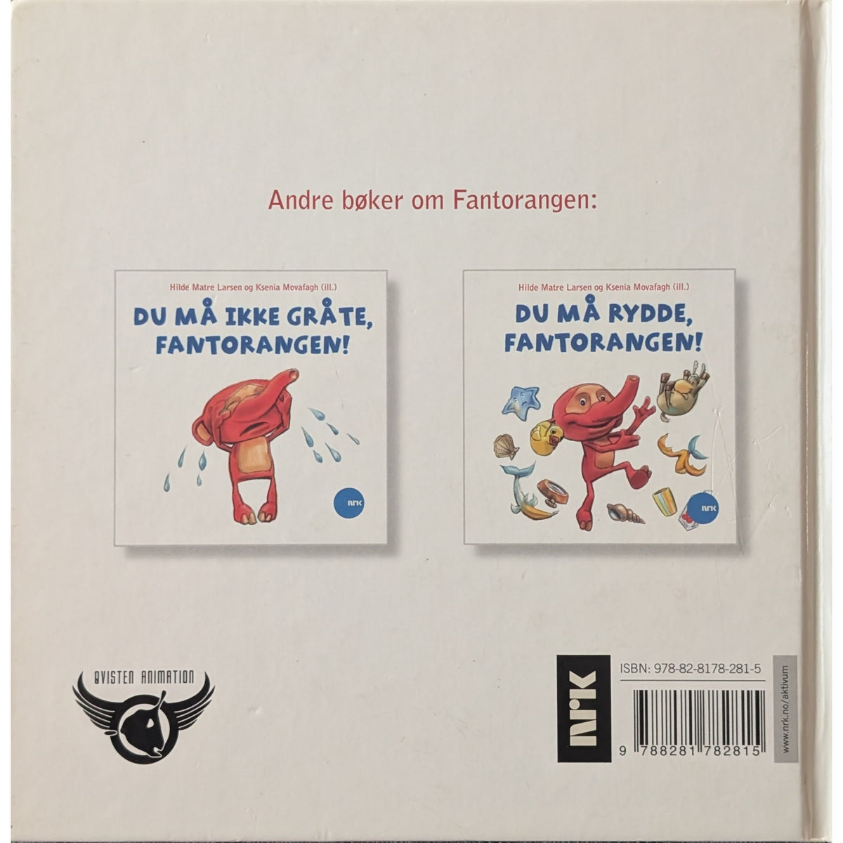Du er snabelgod Fantorangen. Brukte bøker av Berit Nermoen, Inventaret