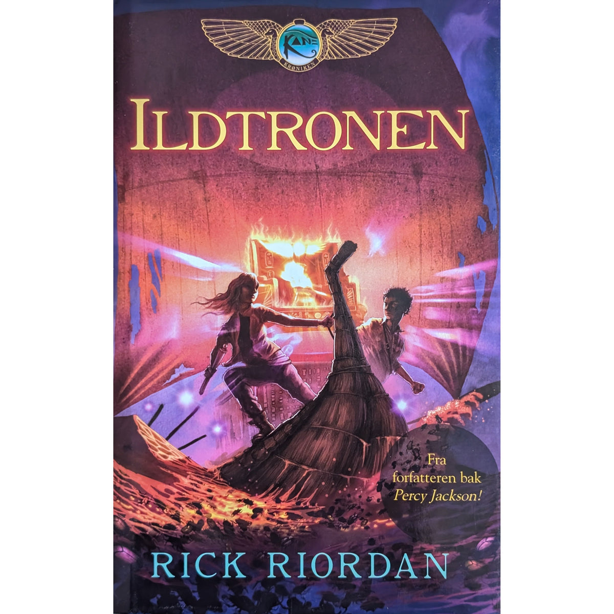 Riordan, Rick: Kanekrøniken 2 - Ildtronen. Brukte bøker hos Inventaret