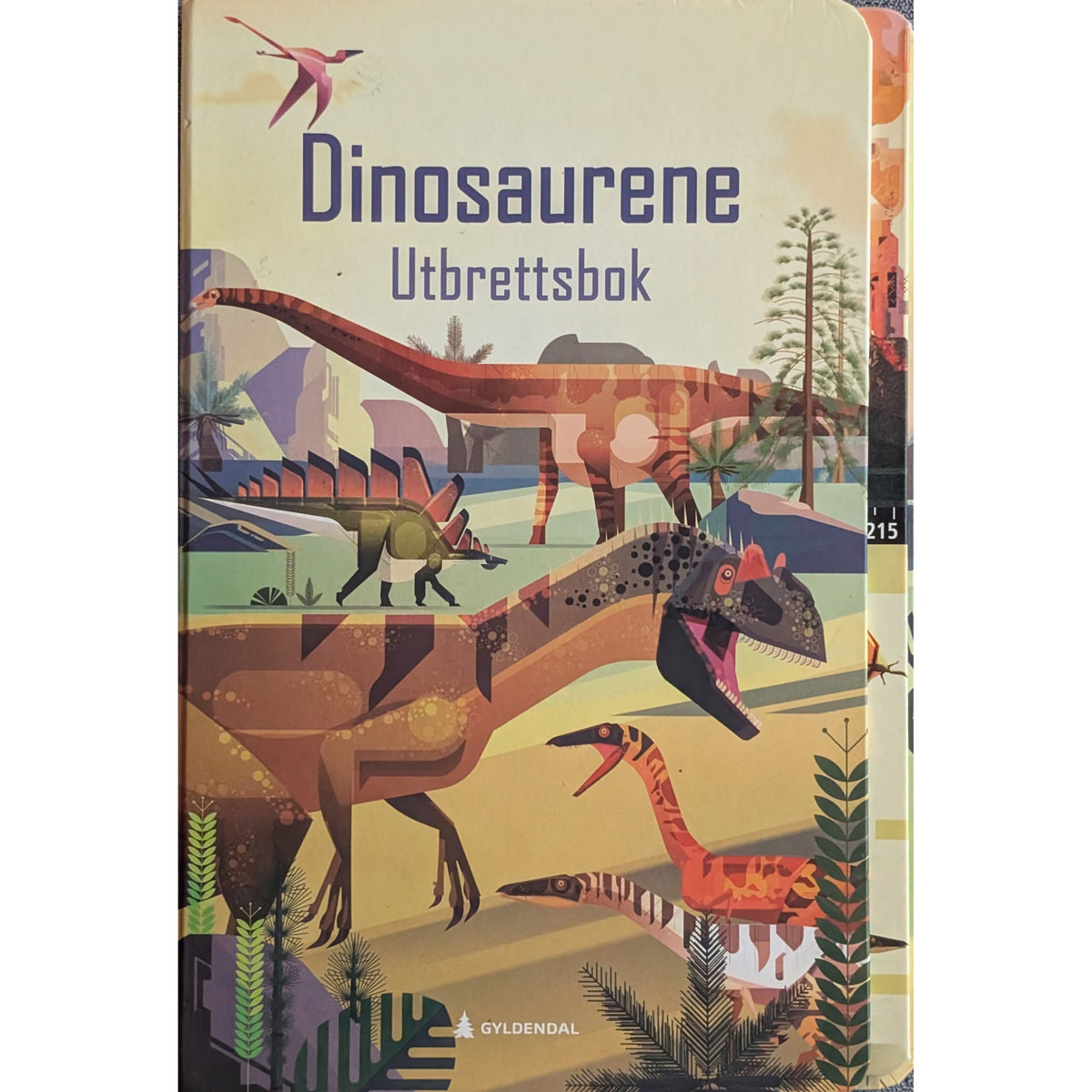 Dinosaurene - Utbrettsbok . Inventaret brukte bøker
