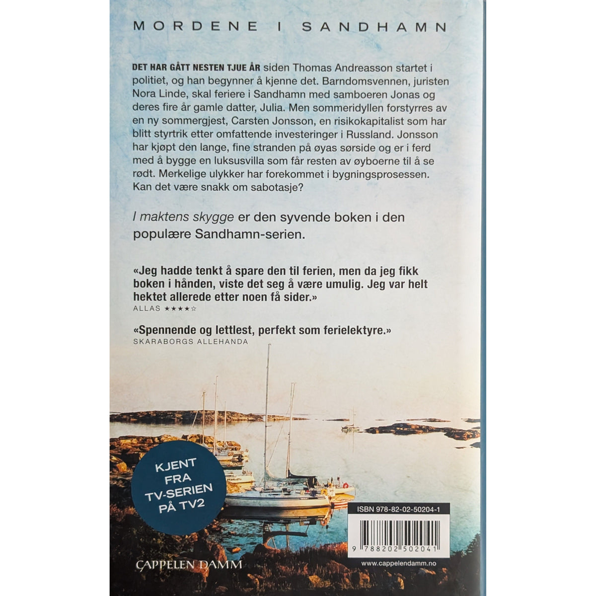 Mordene i Sandhamn 7 - I maktens skygge. Brukte bøker av Viveca Sten