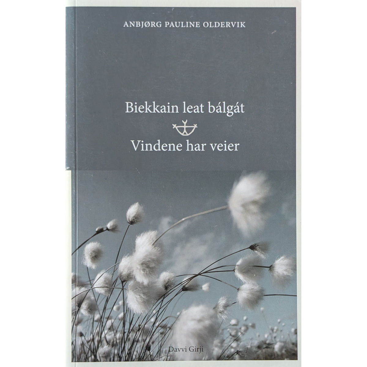 Biekkain leat bálgát – Vindene har veier. Dikt av Anbjørg Pauline Oldervik