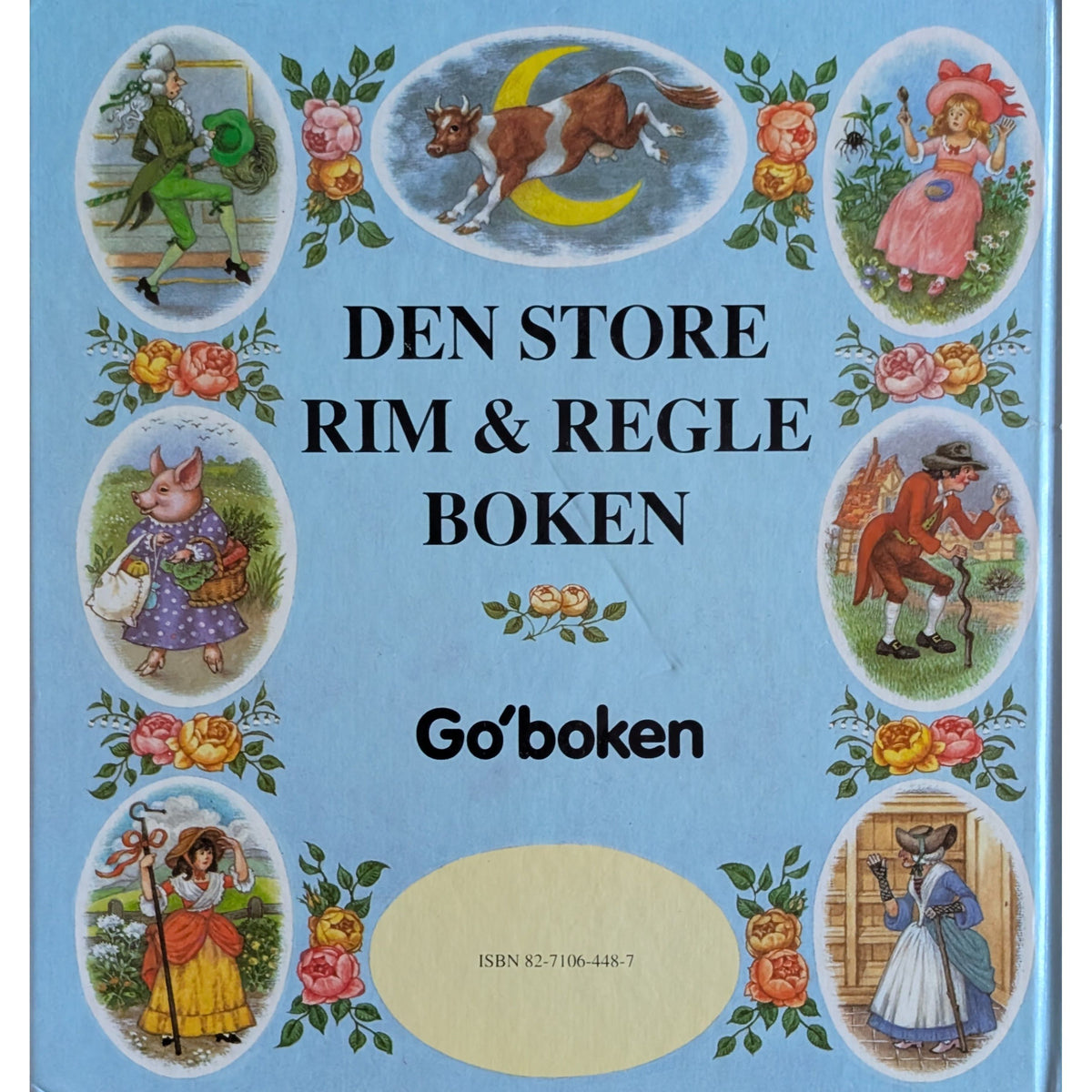 Brukte barnebøker - Den store rim- og regleboken. Inventaret bruktbok
