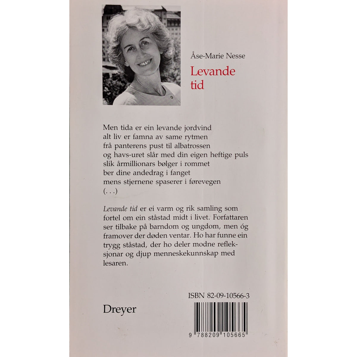 Levande tid. Brukt bok av Åse-Marie Nesse. Dikt hos Inventaret