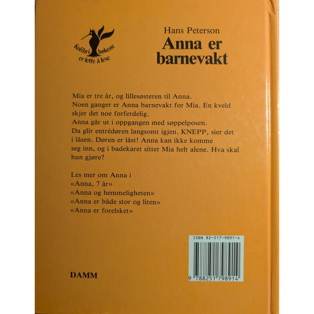 Anna er barnevakt - Brukte bøker av Hans Peterson og Ilon Wikland