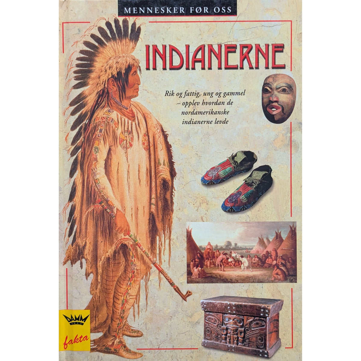 Mennesker før oss - Indianerne. Brukte faktabøker Inventaret bokhandel