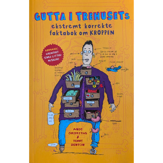 Gutta i trehusets ekstermet korrekte faktabok om kroppen, brukte bøker av Andy Griffiths