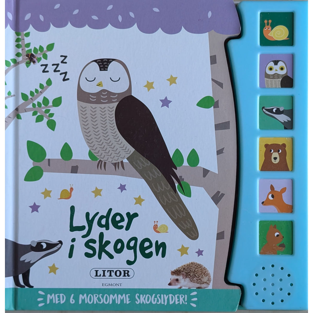 Lyder i skogen, med 6 morsomme skogslyder. Brukte bøker hos Inventaret