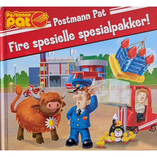 Postmann Pat - Fire spesielle spesialpakker, 4 bøker i 1. Brukte bøker