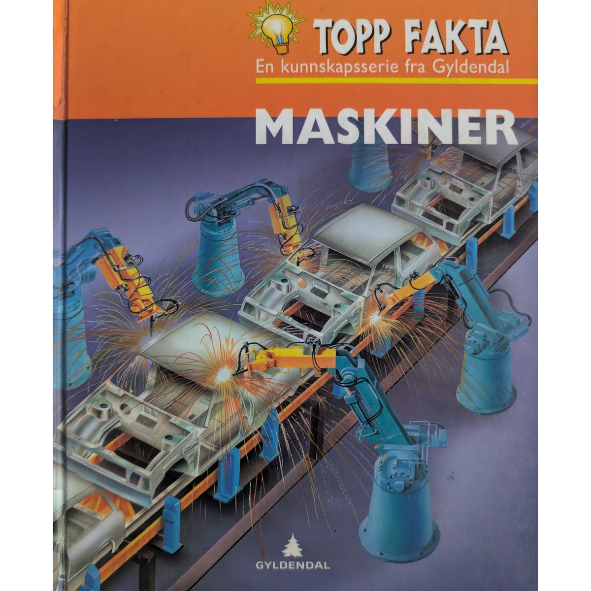 Maskiner, brukte bøker i serien Topp Fakta fra Gyldendal hos Inventaret