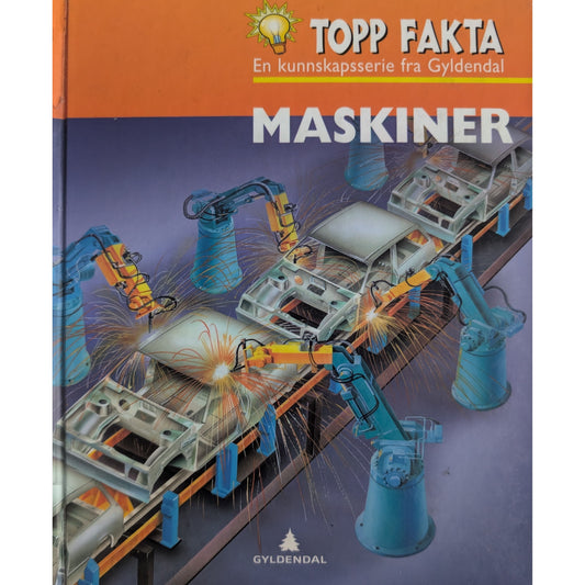 Maskiner, brukte bøker i serien Topp Fakta fra Gyldendal hos Inventaret