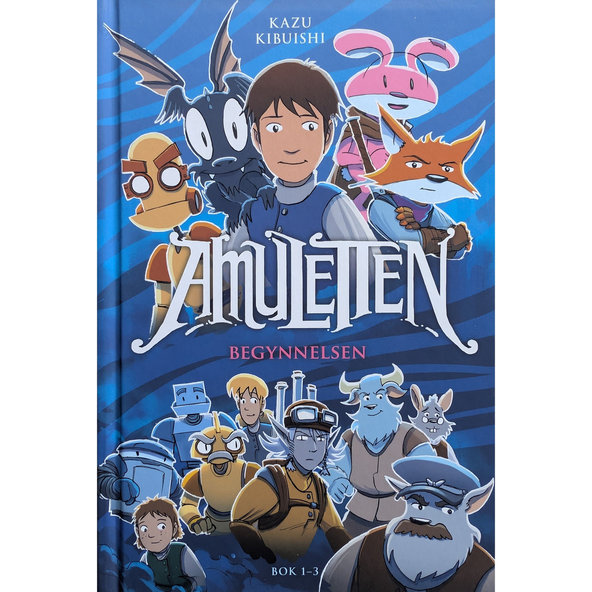 Amuletten  1-3. Begynnelsen. Brukte bøker av Kazu Kibuishi