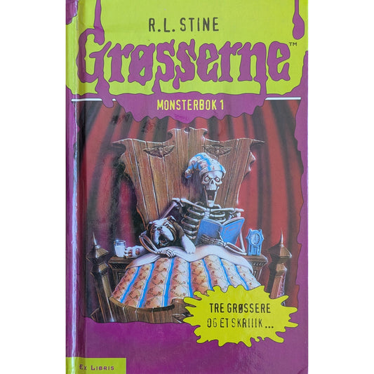 Grøsserne - Monsterbok 1. Brukte bøker av R.L. Stine hos Inventaret