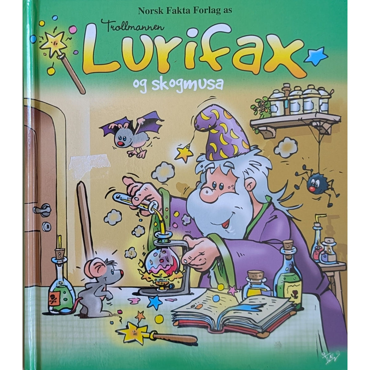 Trollmannen Lurifax og skogmusa. Brukte bøker av Jan Ivens