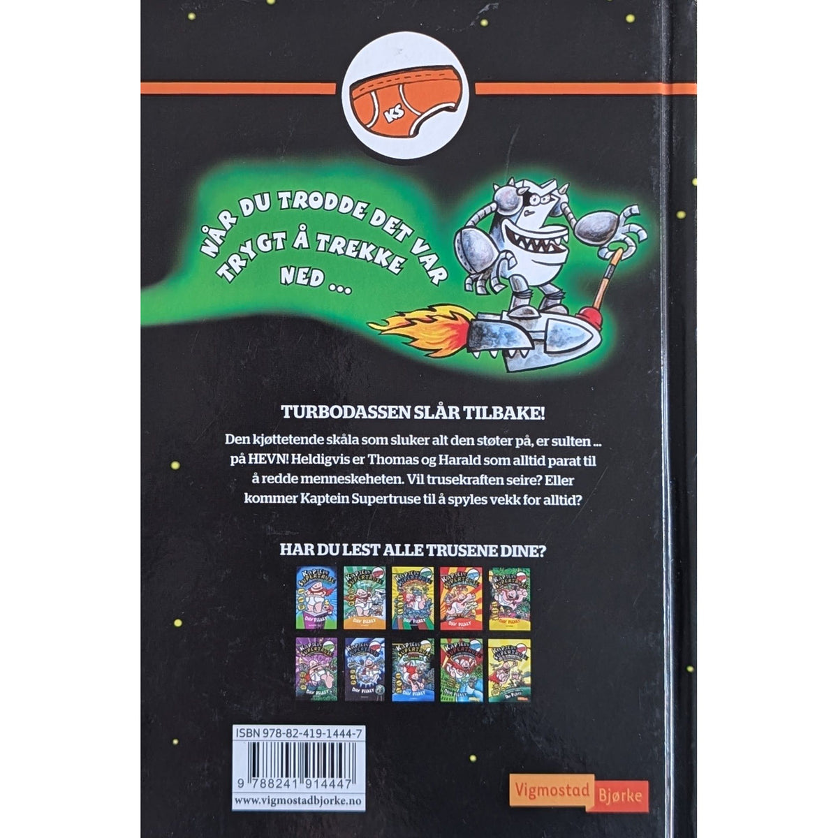Kaptein Supertruse og Turbodassens hårreisende hevn av Dav Pilkey