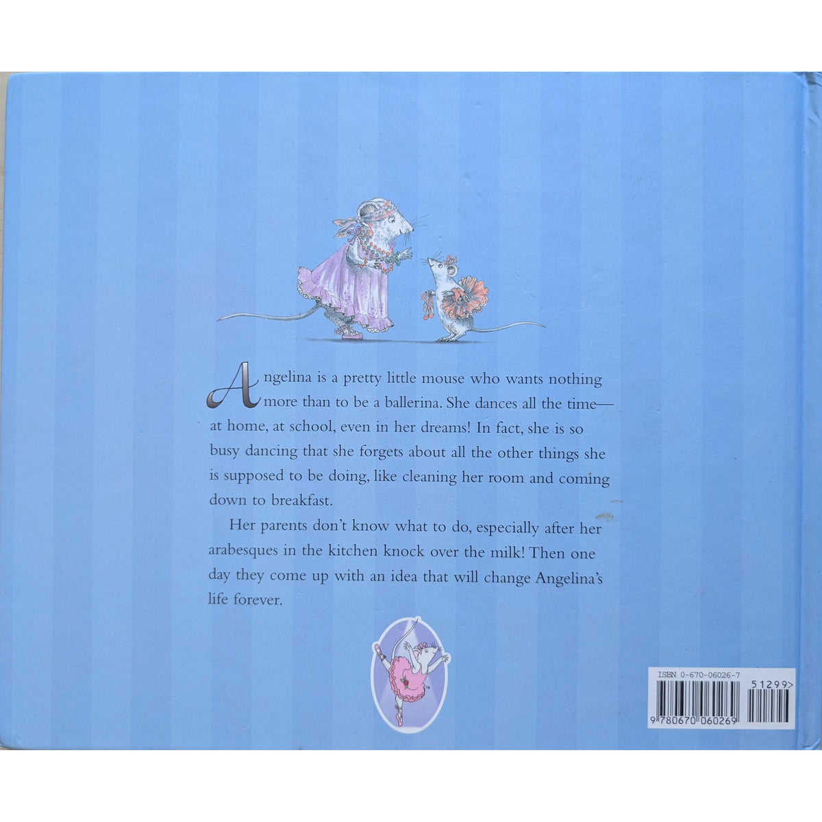 Angelina Ballerina, brukte bøker på engelsk av Katharine Holabird