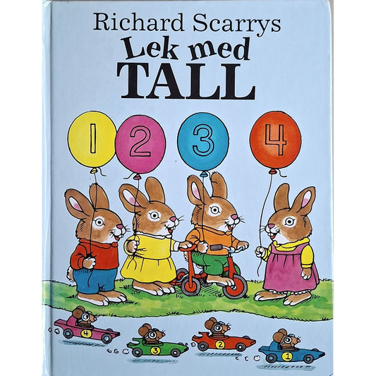 Lek med tall - Brukte barnebøker av Richard Scarry hos Inventaret
