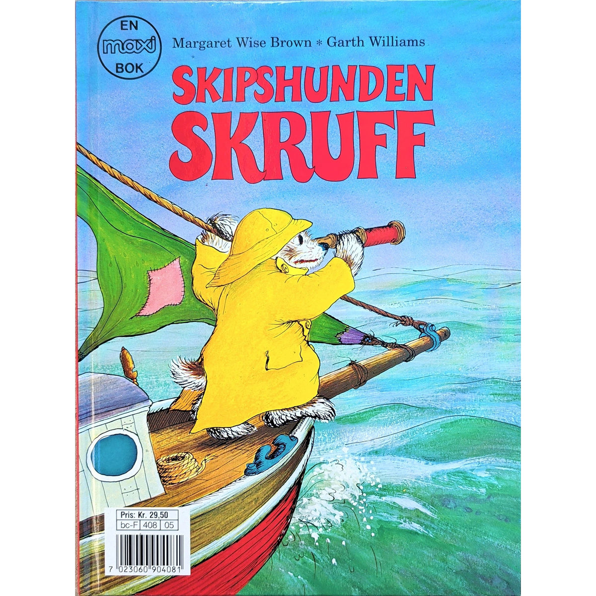 Skipshunden Skruff, brukte bøker av Margaret Wise Brown