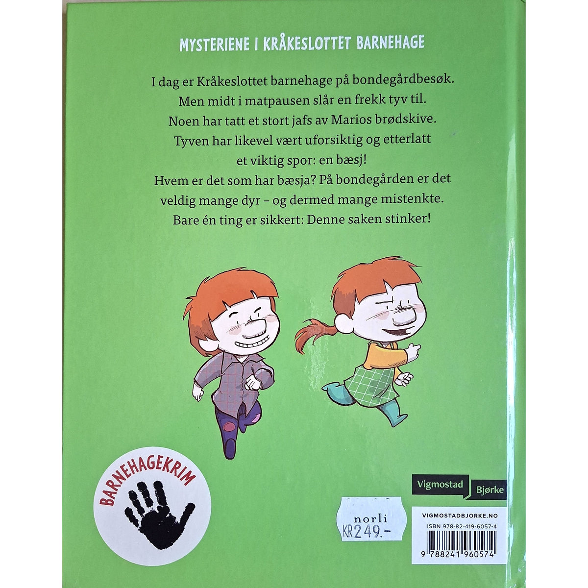 Mæhle, Lars: Mysteriene i Kråkeslottet barnehage - Hvem har bæsja?