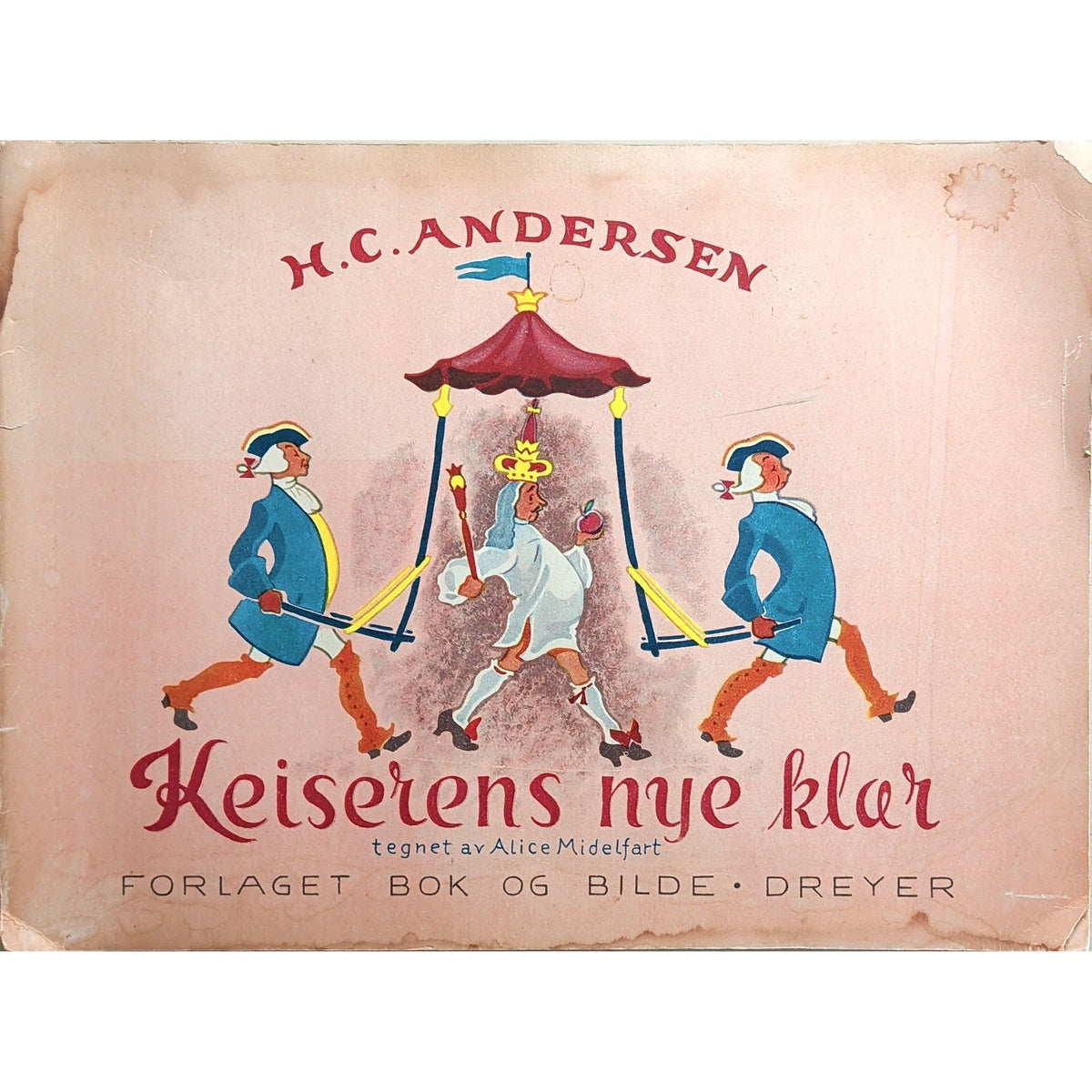 Keiserens nye klær, brukte bøker av H.C. Andersen og Alice Midelfart