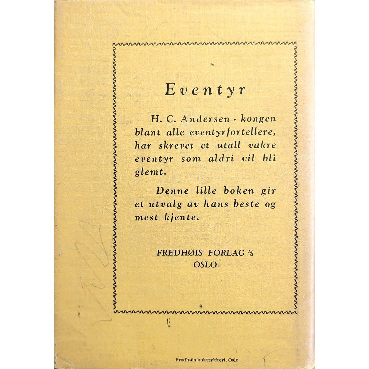 Eventyr, brukte bøker av H.C. Andersen