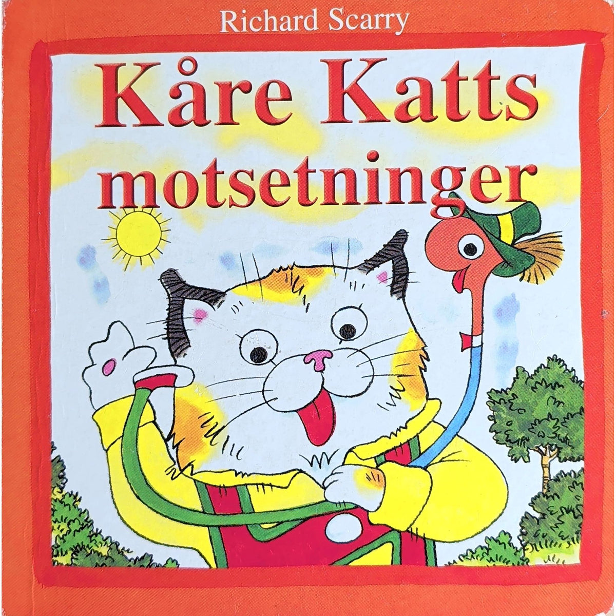 Kåre Katts motsetninger. Brukte kartonerte bøker av Richard Scarry