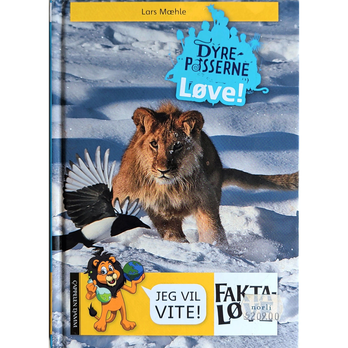 Dyrepasserne - Løve! Brukt Faktaløvebok av Lars Mæhle. Bruktbokhandel