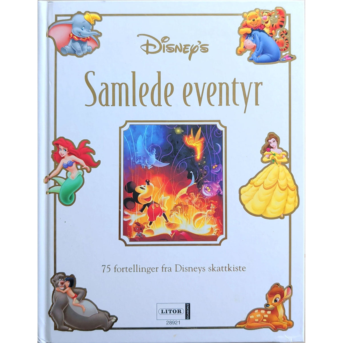 Disney's samlede eventyr, brukte bøker fra Disney. 75 fortellinger