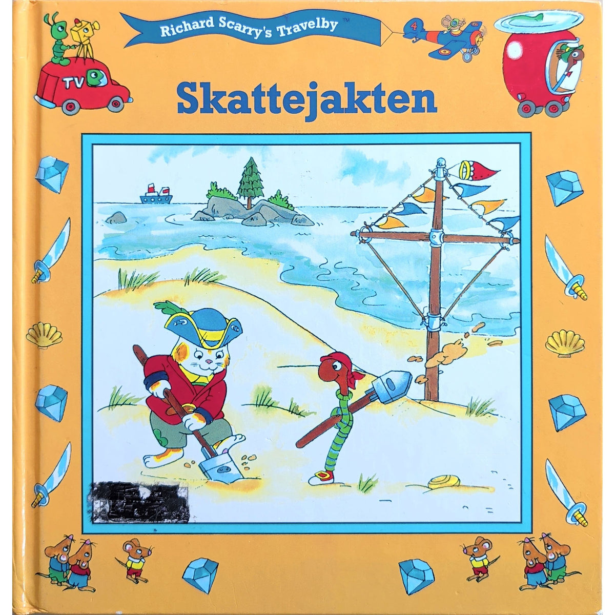 Richard Scarry's Travleby: Skattejakten- Brukte bøker
