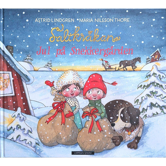 Saltkråkan - Jul på Snekkergården, brukte bøker av Astrid Lindgren