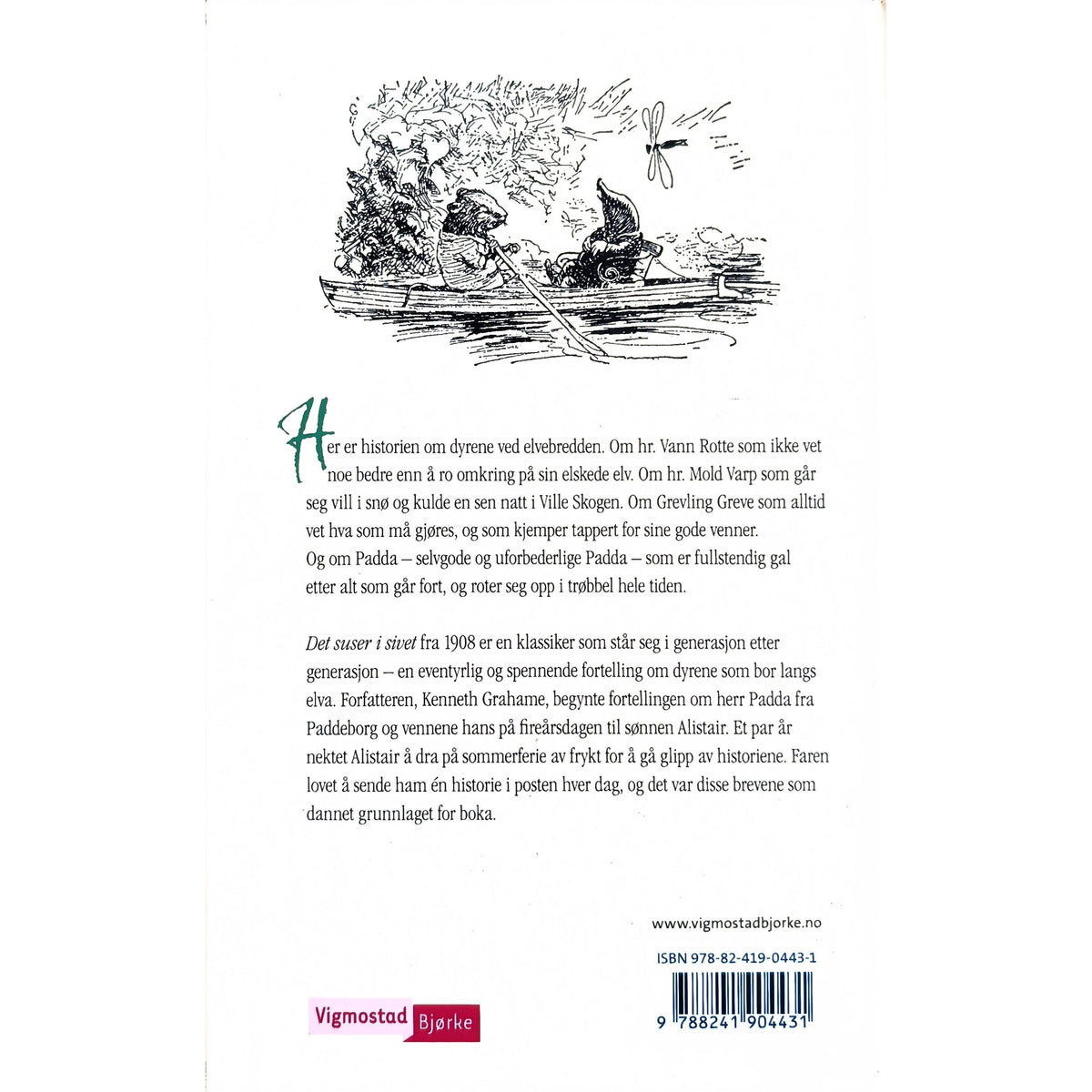 Det suser i sivet. Brukte barnebøker av Kenneth Grahame