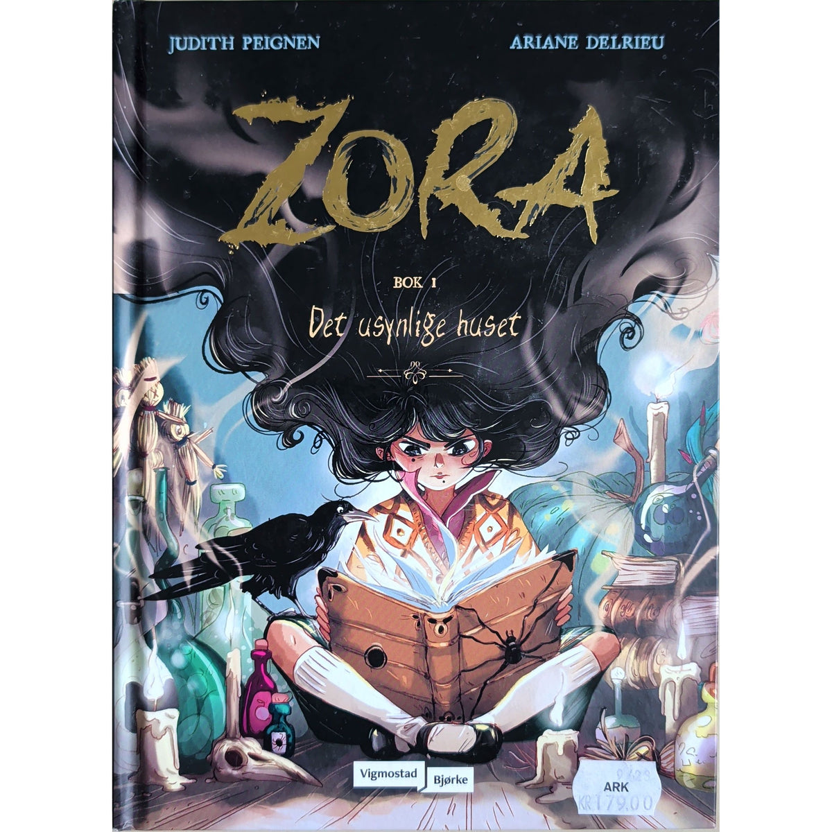 Zora1. Det usynlige huset, brukte bøker av Judith Peignen. Manga