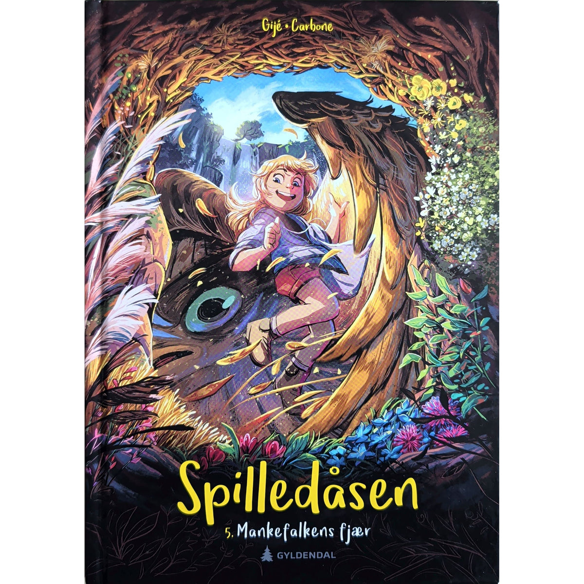 Spilledåsen 5. Mankefalkens fjær, brukte bøker av Carbone og Gijé