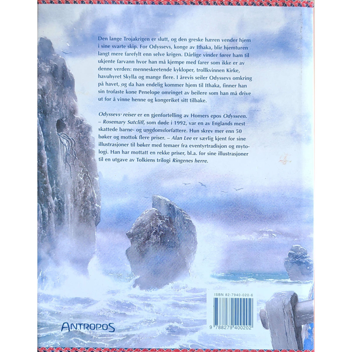 Odyssevs´ reiser. Historien fra Odysseen. Brukte bøker av Rosemary Sutcliff