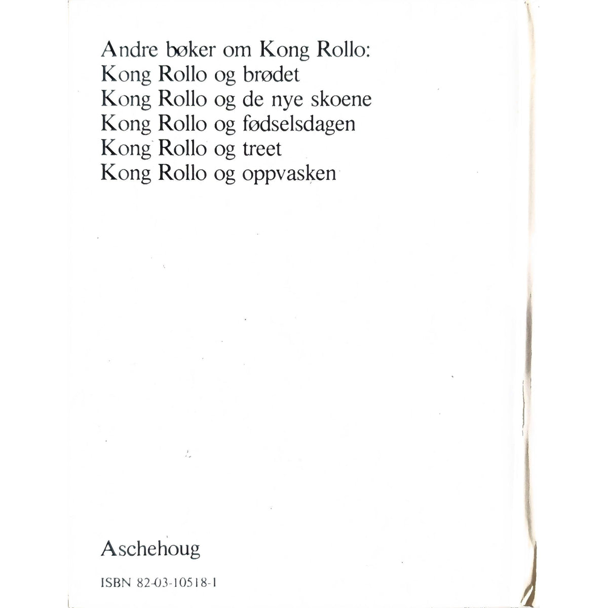 Kong Rollo og ballongene, brukte bøker av David McKee