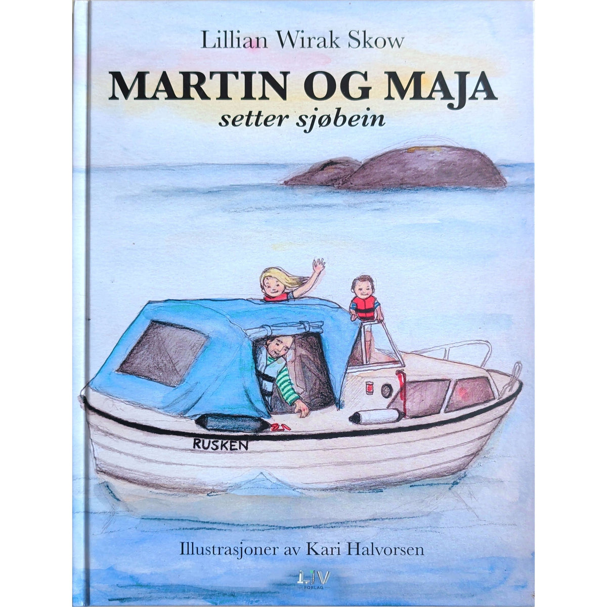 Martin og Maja setter sjøbein, brukte bøker av Lillian Wirak Skow