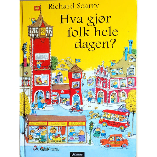 Scarry, Richard: Hva gjør folk hele dagen? Travelby