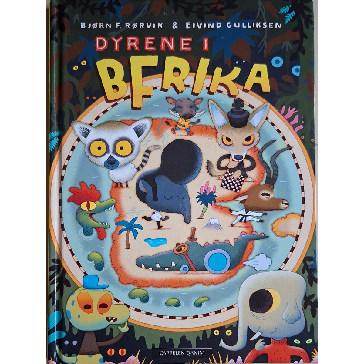 Dyrene i Bfrika. Brukte bøker av Bjørn F. Rørvik