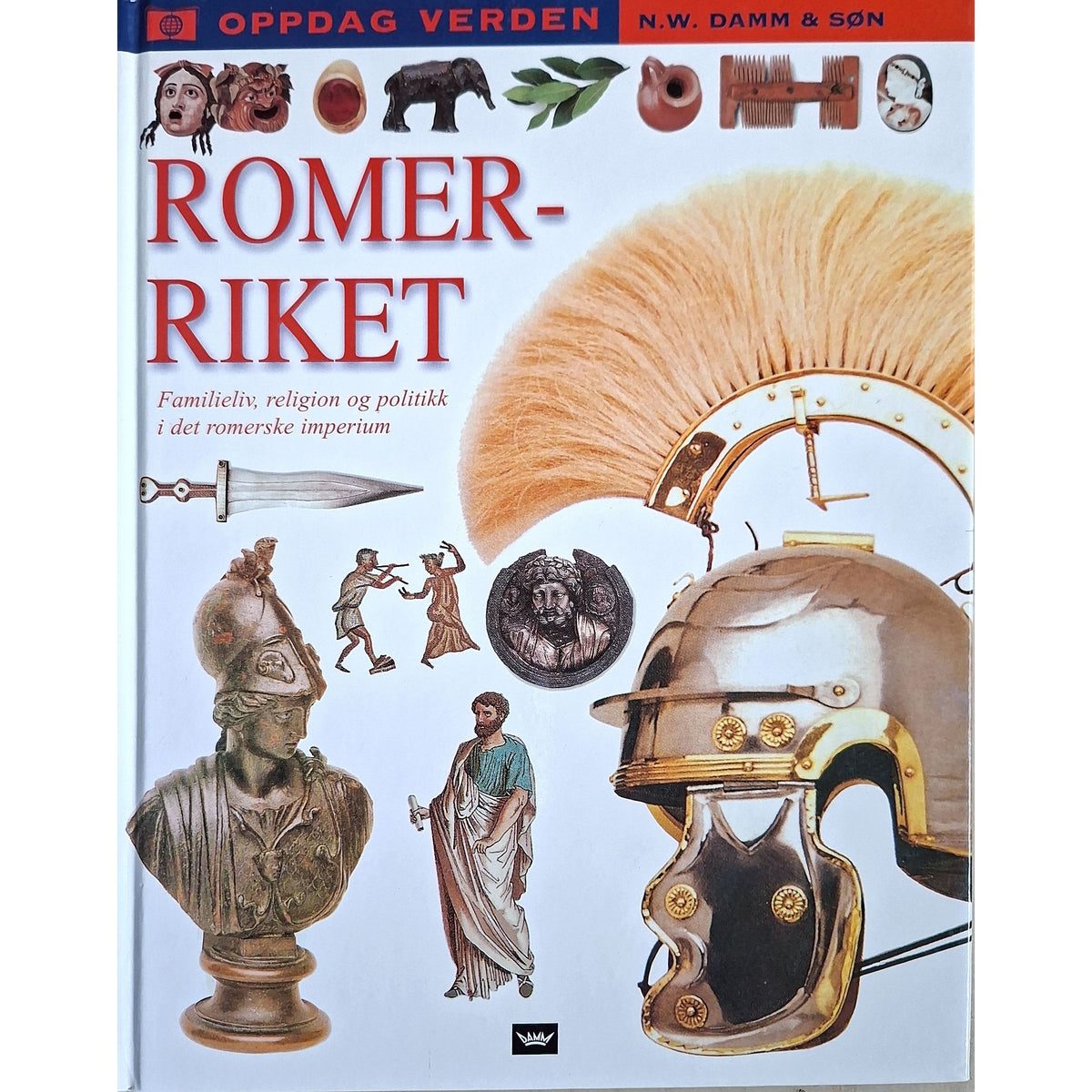 Romerriket, brukte bøker i Oppdag verden serien. Fakta. Bokhandel