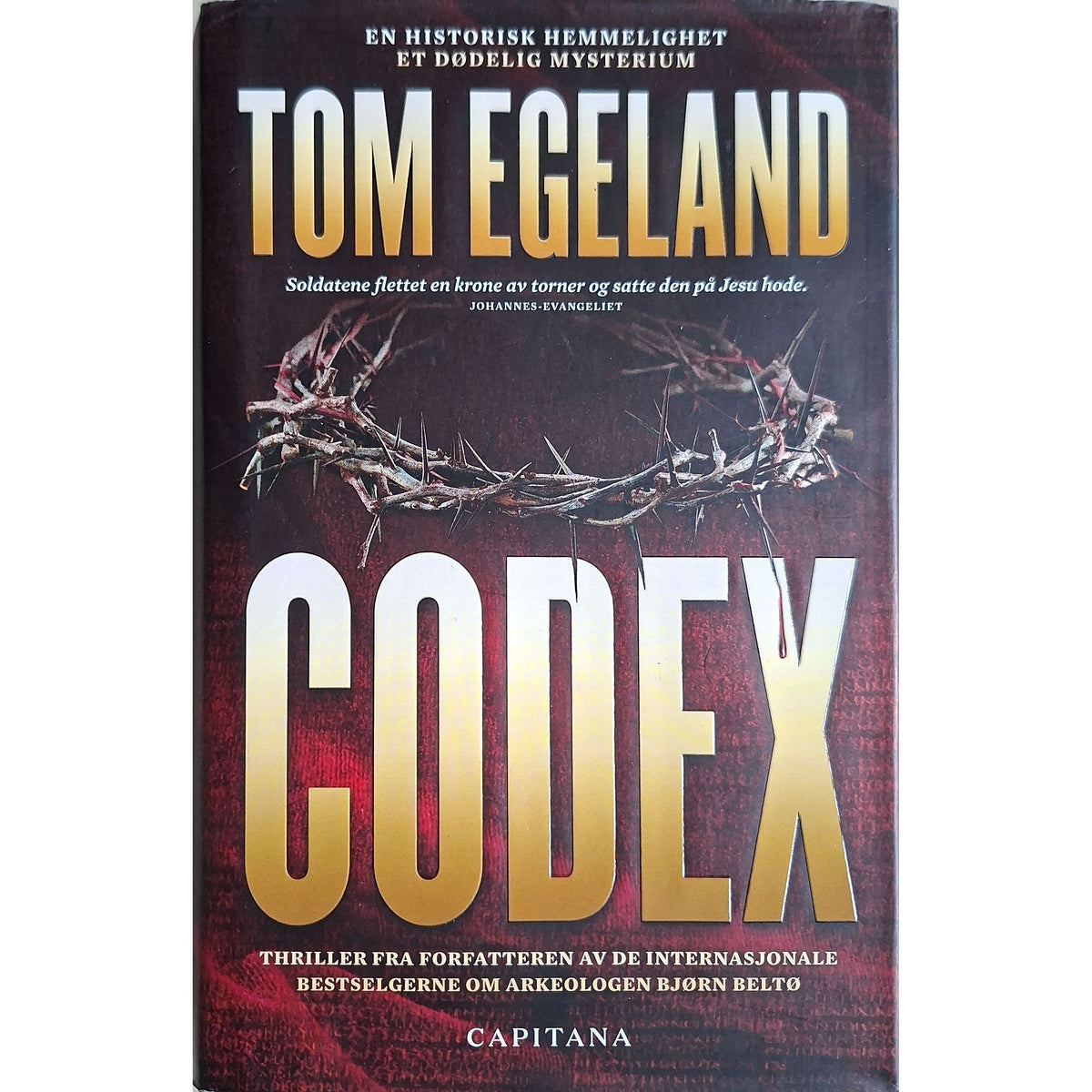 Bjørn Beltø 8 - Codex, brukte krimbøker av Tom Egeland