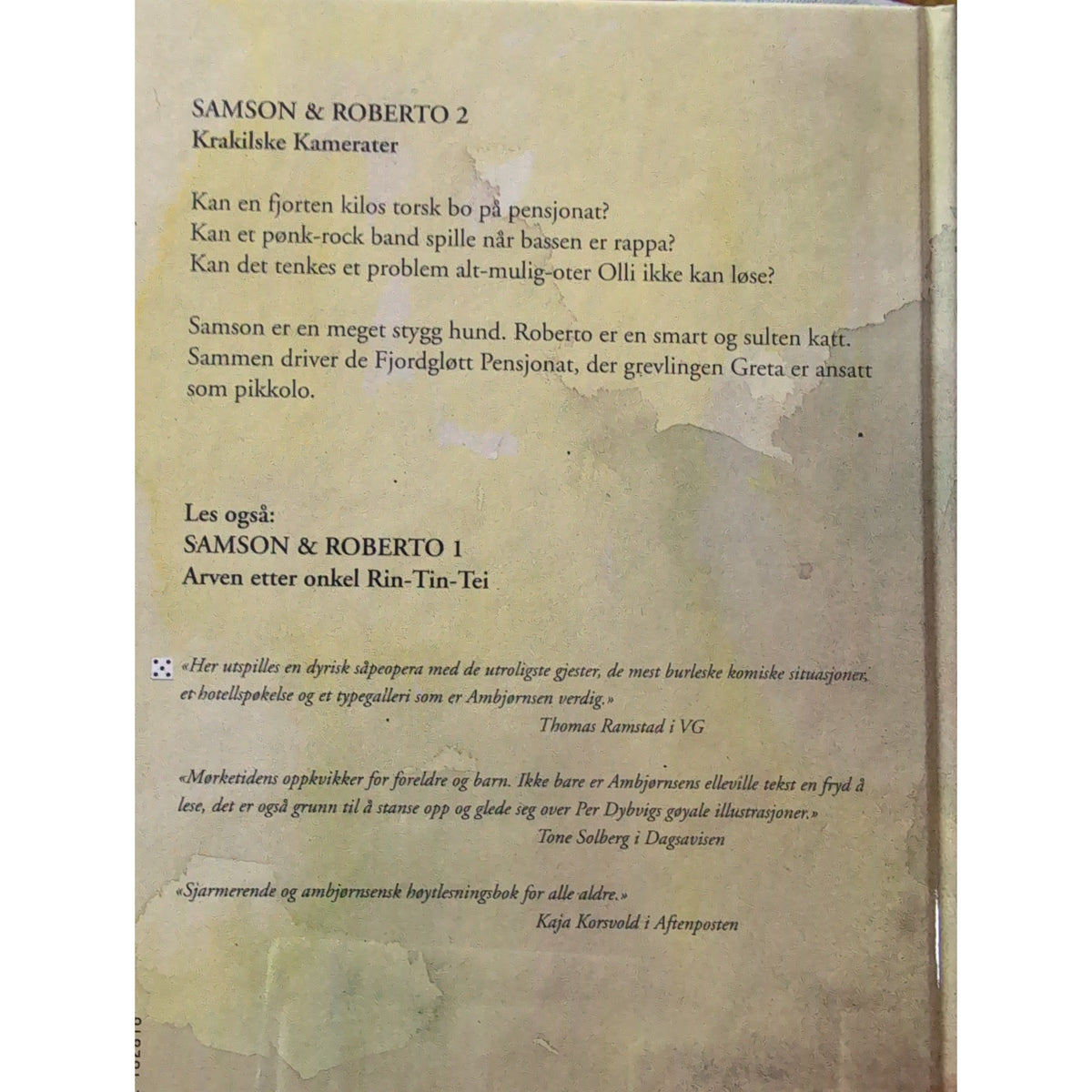Ambjørnsen, Ingvar: Krakilske kamerater - Samson & Roberto 2