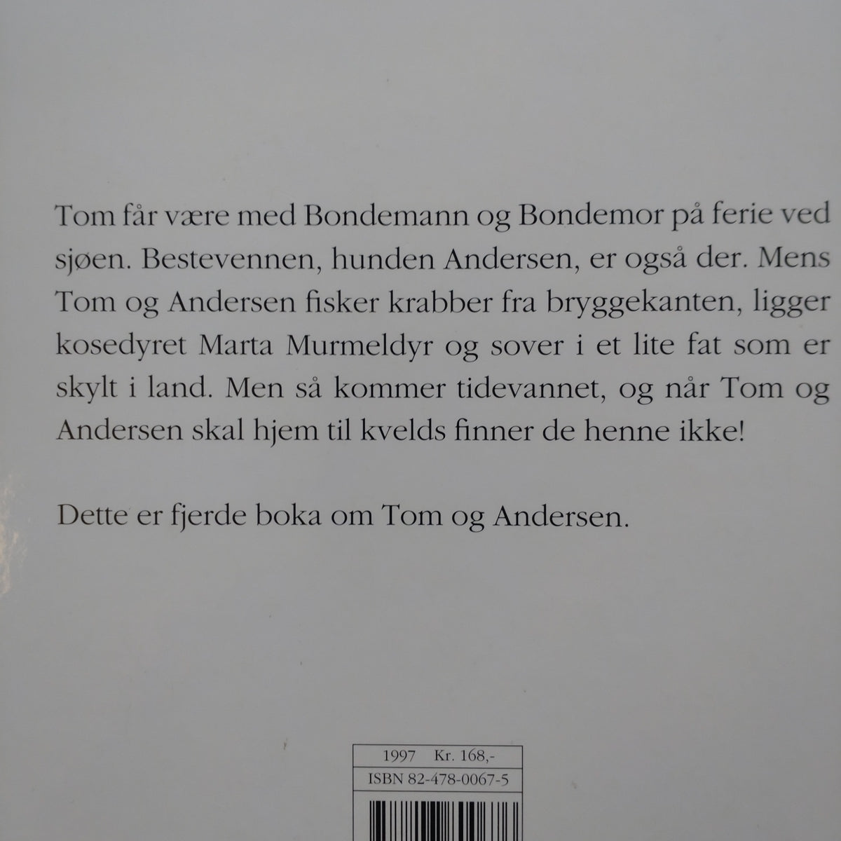 Skjelbred, Margaret: Tom og Andersen ved sjøen