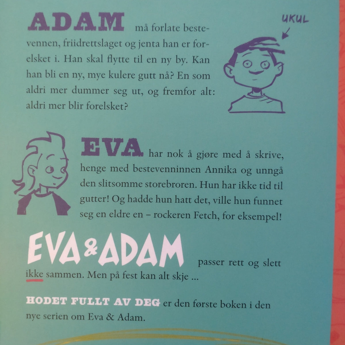 Gahrton, Måns: Eva & Adam - Hodet fullt av deg (og meg)