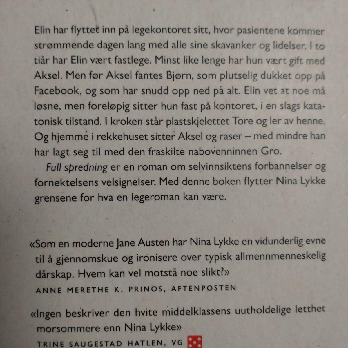 Lykke, Nina: Full spredning