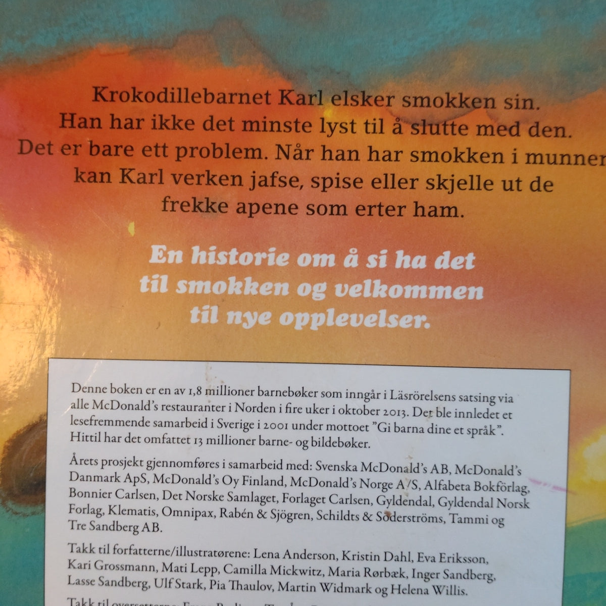 Rørbæk, Maria: Ha det, Smokk, sa krokodillebarnet