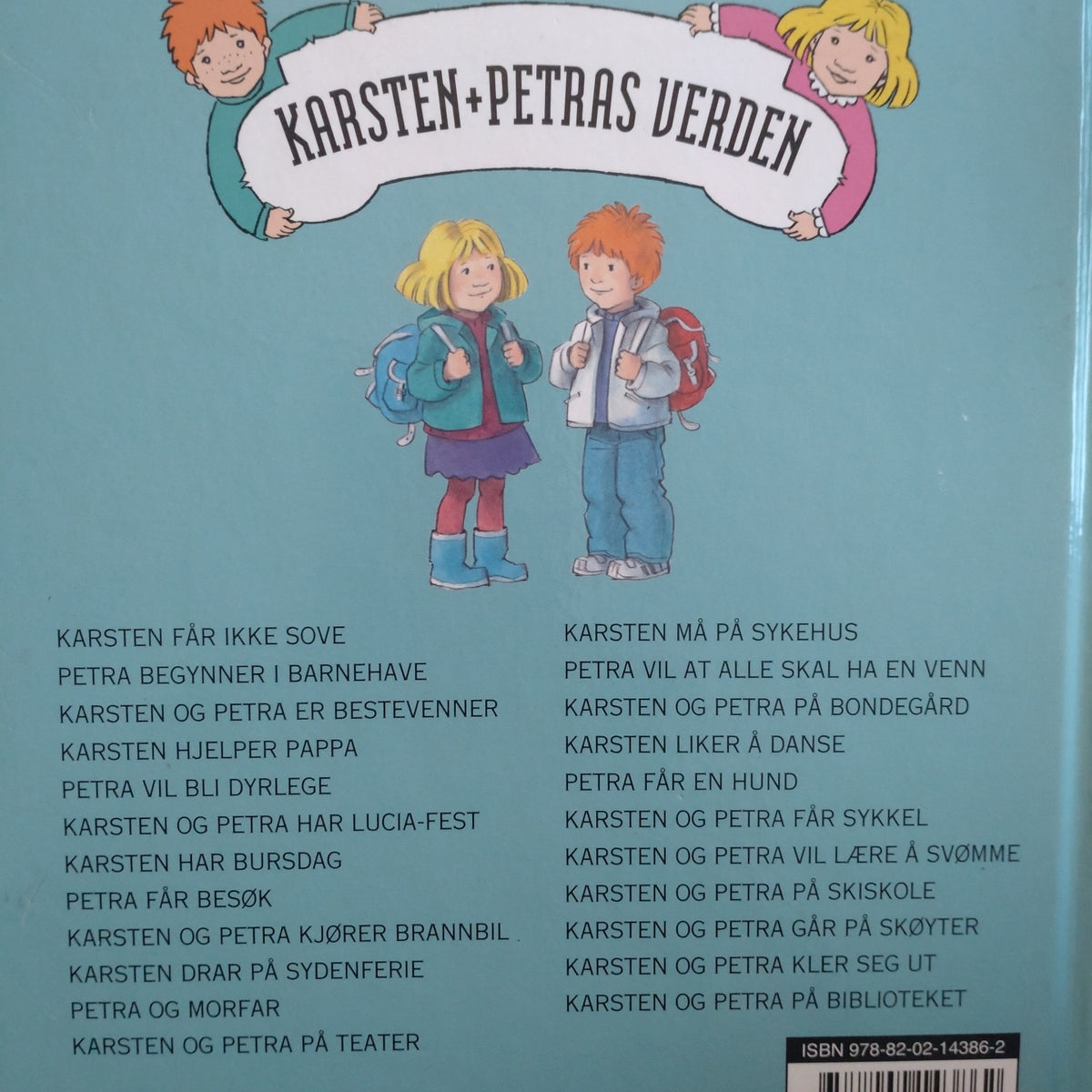 Karsten og Petra kjører brannbil. Brukte bøker av Tor Åge Bringsværd
