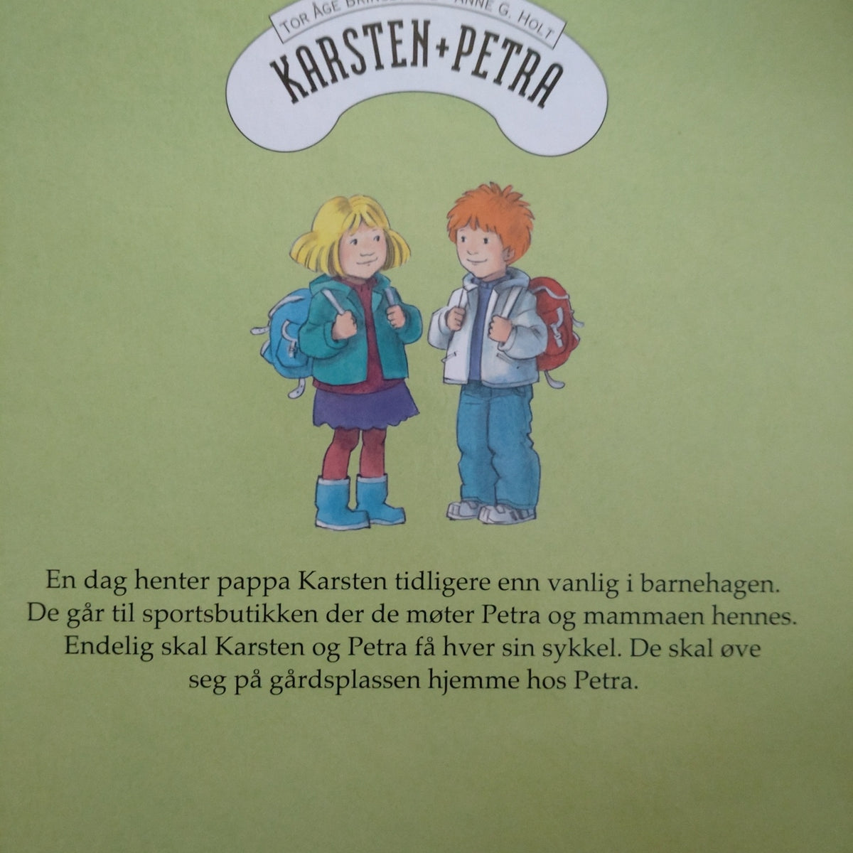 Bringsværd, Tor Åge: Karsten + Petra får sykkel