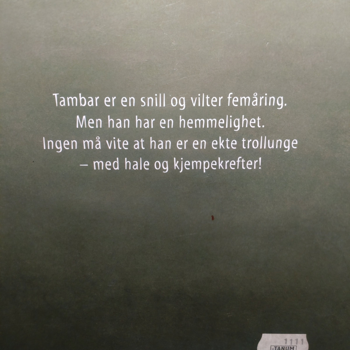 Bringsværd, Tor Åge: Tambar er et troll