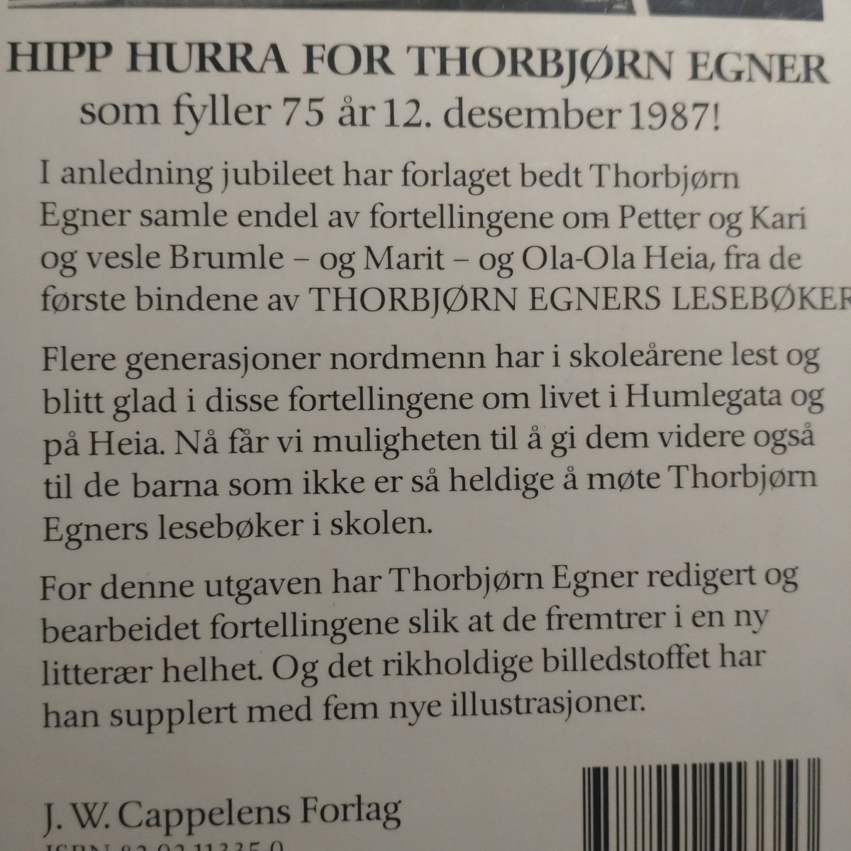 Egner, Thorbjørn: Gode venner